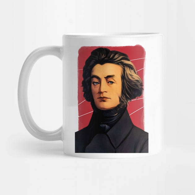 Polish Poet Adam Mickiewicz illustration by Litstoy 